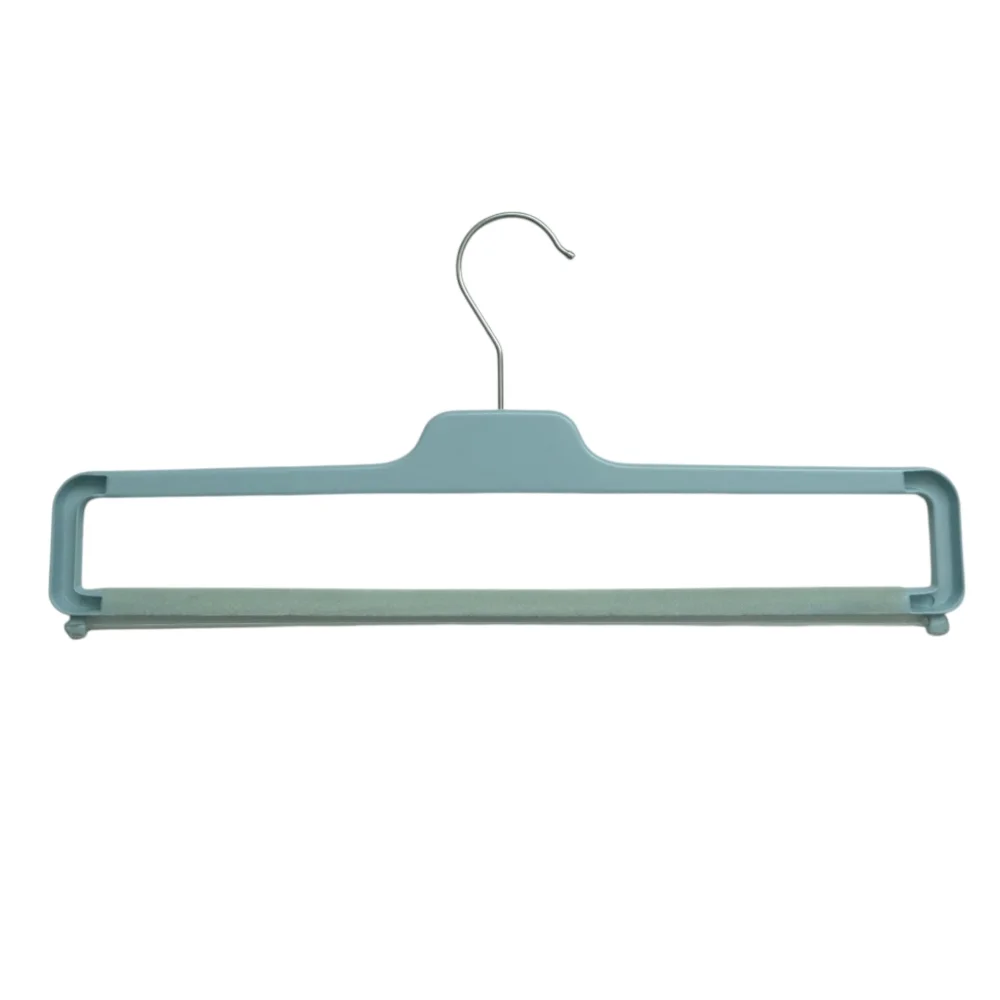 Ermenegildo Zegna Set Of 2 Light Gray Closet Hangers Trousers Pants Slim Plastic